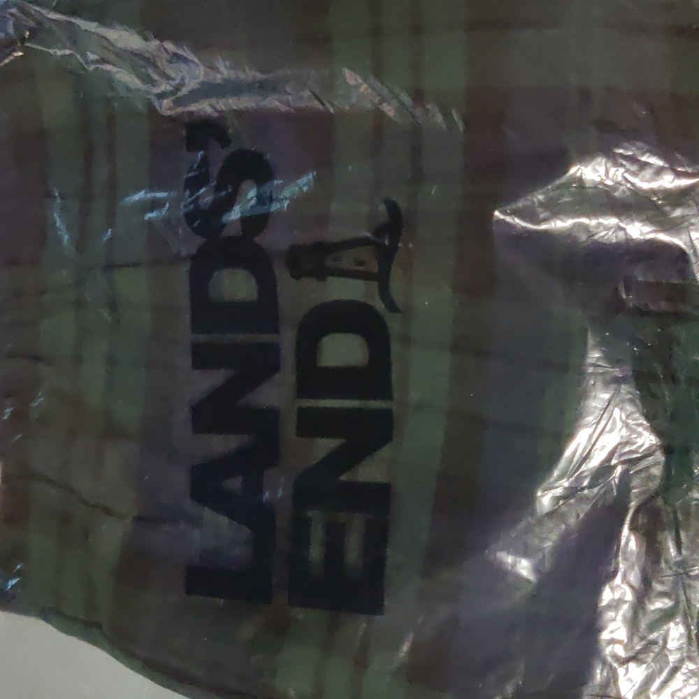 Lands End Men's plaid sleep pants medium